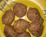 A picture of step 1 of Yam balls.