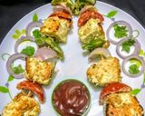 A picture of step 12 of Paneer Makhmali Tikka.