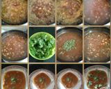 A picture of step 4 of Mushroom manchurian.
