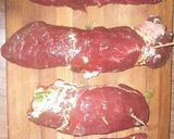 Foto del paso 1 de la receta: Rollito de carne con puré de papa 😋