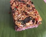 Foto langkah ke 6 dari resep Nasi Merah Bakar Tongkol.
