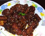 A picture of step 6 of Crispy Chicken in hot sauce.