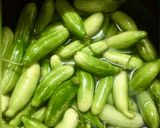 A picture of step 1 of Tasty Crispy Ivy Gourd Chips.