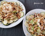 Foto del paso 5 de la receta: Ensalada de calabacín y manzana con burrata