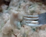 Foto del paso 9 de la receta: Guarnición de cubitos de pollo cremosos (con ajo)