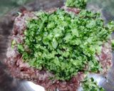 Gambar langkah 1 resipi Beef Kofta.
