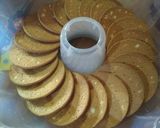 Foto langkah ke 4 dari resep Puding Marie Lapis Lumut Coklat (inspirasi resep Tintin Rayner).