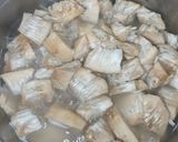 Foto langkah ke 1 dari resep Gudeg Daun Singkong Jogja Tanpa Daun Jati.