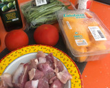 Foto del paso 1 de la receta: Arroz con calabaza y costillejas
