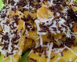 Foto langkah ke 2 dari resep Pisang Bakar Mentega Tabur Keju Meses.