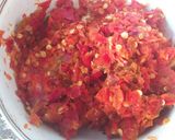 A picture of step 2 of Native palm oil jollof rice with a twist.