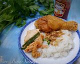 Hình bước làm 8 của món Xôi Đùi Gà Chiên