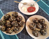 Foto del paso 5 de la receta: Bolitas de acelgas blancas y rojas