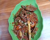 Foto langkah ke 7 dari resep Lidah Sapi Pedas Manis.