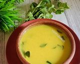 A picture of step 5 of Sattu Atta and Hung Curd Kadhi (satuche peeth aani chakkyachi kadhi).