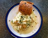 A picture of step 6 of Quick Haddock and Egg.