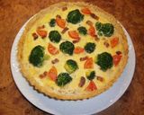 Baconos, brokkolis quiche recept fázis 10 fotója