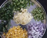 A picture of step 4 of Veg Rice Uttapam.