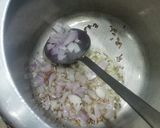 A picture of step 3 of Methi Matar Aloo curry.