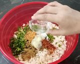 A picture of step 5 of Bread Seekh Kebab.