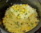 A picture of step 7 of Vegetables Biryani.