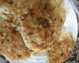Sandwich with grated potato and chopped meat,cheese,tomato recipe step 1 photo