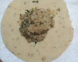 A picture of step 7 of Poha pyaz ki kachori chat.
