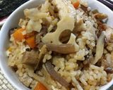 รูปขั้นตอนการทำที่ 7 ของ ข้าวอบทรงเครื่อง สไตล์ญี่ปุ่น (takikomi gohan)