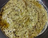 A picture of step 8 of Stuffed Bell Pepper fritters with ridge gourd (turiya) chutney.