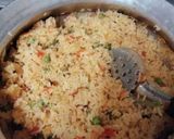 A picture of step 4 of Mumbai style tawa pulao.