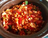 A picture of step 1 of Sw campfire stew.
