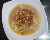Foto langkah ke 6 dari resep Mie Kornet Garlic kuah kental.