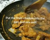 A picture of step 5 of Kung Pao Chicken.