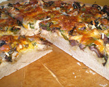 Foto del paso 13 de la receta: Pizza de pollo, setas y pasta de jengibre y ajo