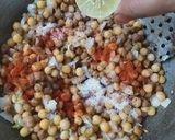 चना मटर चाट रेसिपी चरण 3 फोटो