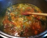 Foto del paso 6 de la receta: Sopa de lechuga romana con jamón curado