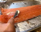 A picture of step 1 of Oven Roasted Salmon with Refreshing Summer Salad.