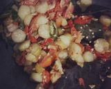 Foto langkah ke 4 dari resep Cumi Asam Daun Melinjo.