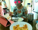 รูปขั้นตอนการทำที่ 7 ของ ไข่เจียวเนื้อปูห่อผัก