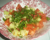 Foto del paso 6 de la receta: Ensalada troceada con aderezo de limón
