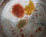 A picture of step 2 of Mix Veg Uttapam.