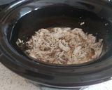 A picture of step 3 of My Slow Cook, Pulled Dr Pepper BBQ Chicken. 🥰🥰.