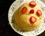 A picture of step 17 of Homemade pound cake with buttercream frosting😍🎂.