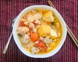 Hình bước làm 8 của món Bún riêu tôm