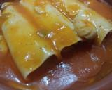 Foto del paso 5 de la receta: Canelons de Carn de Pollo. Amb tomatiga. I amb bechamel de Avena sin lactosa