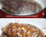 Foto del paso 8 de la receta: Lomo de cerdo relleno con manzanas y ciruelas sin horno - Recetas Navideñas