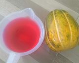 Foto langkah ke 1 dari resep Es Blewah Cocopandan.
