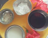 A picture of step 4 of செம்பருத்தி மில்க் ஷேக் 🌺🌺🌺.