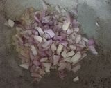 A picture of step 1 of Almond milk pasta.