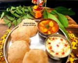 A picture of step 4 of Tutti Frutti Dryfruits Kesar Shrikhand - Puri With Rasedar Aloo Sabzi - Gudi Padwa /Ugadi Special.